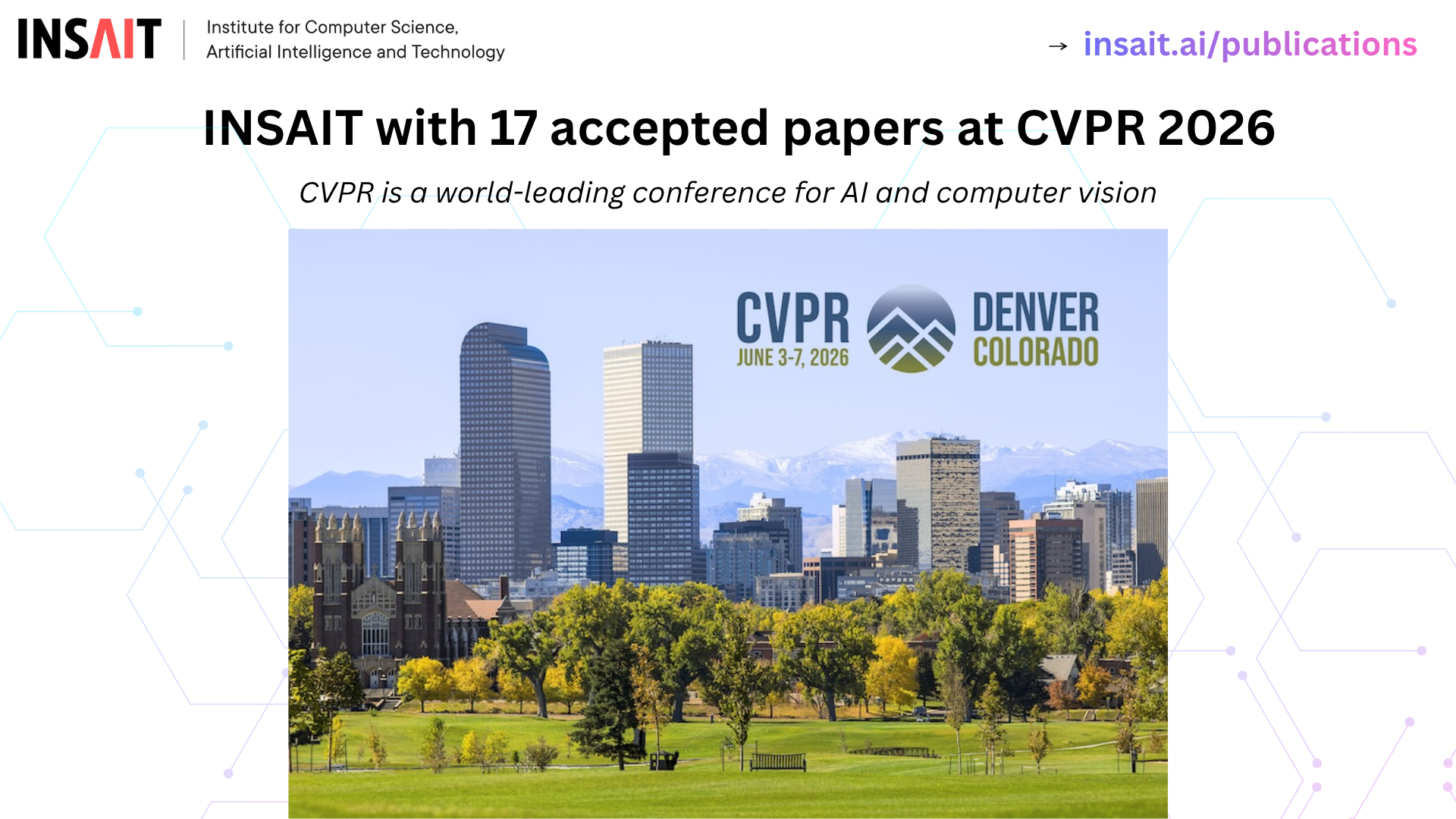 INSAIT Among Europe’s Top Institutions at CVPR 2026 | INSAIT